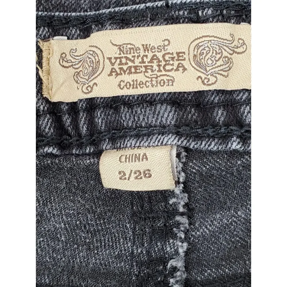 Nine West Black Straight Leg Jeans Versatile Style - Picture 8 of 11